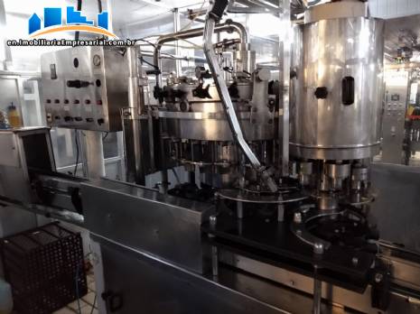 Complete bottling line for carbonated soft drinks, 2,400 bottles/hour, Zegla